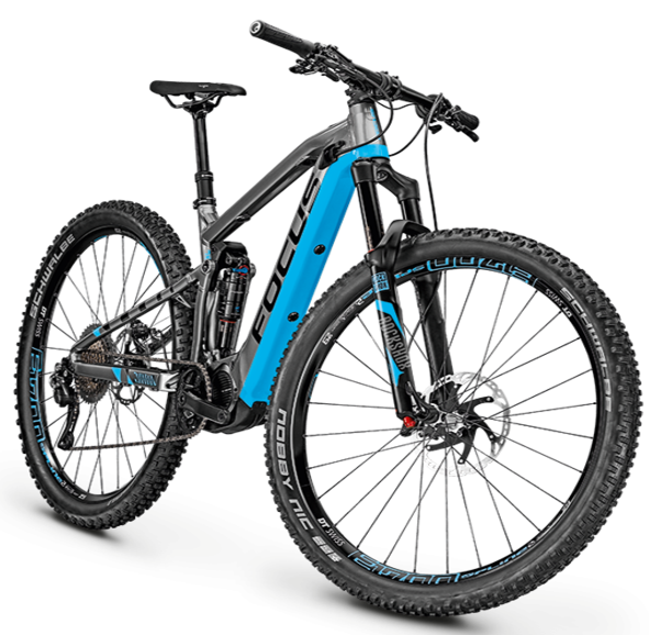 E-Bike blau